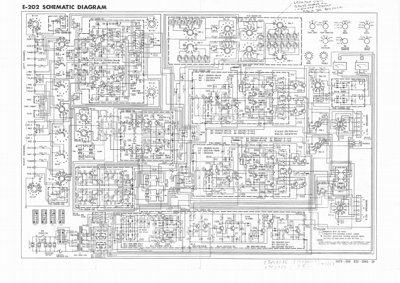 accuphase---e202-(schematic)维修电器原理图