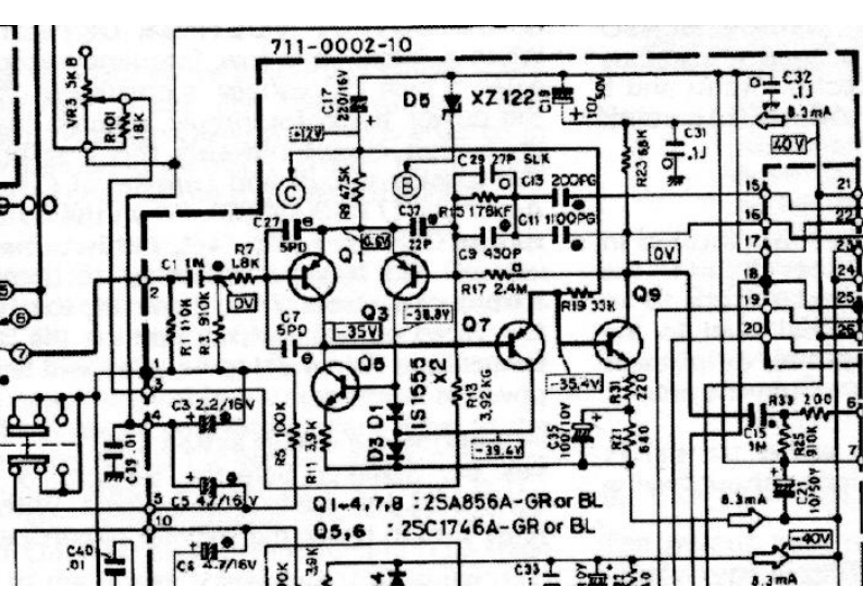 accuphase---e202-(schematic-partial)-(2)维修电器原理图