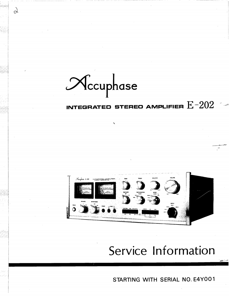 accuphase---e202-(service-manual---starting-at-e4y001-bad-scan)维修电器原理图