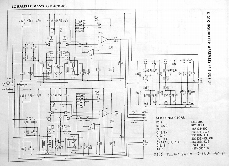 accuphase---e210-schematic-eq-section-only2维修电器原理图