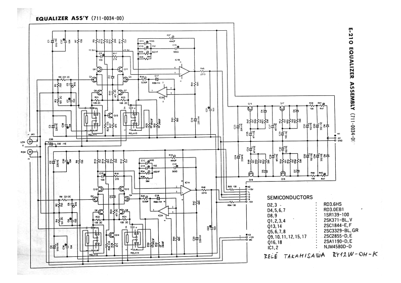 accuphase---e210-schematic-eq-section-only维修电器原理图