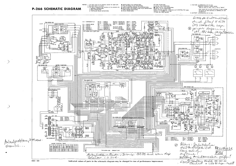 accuphase---p266-(schematic)维修电器原理图