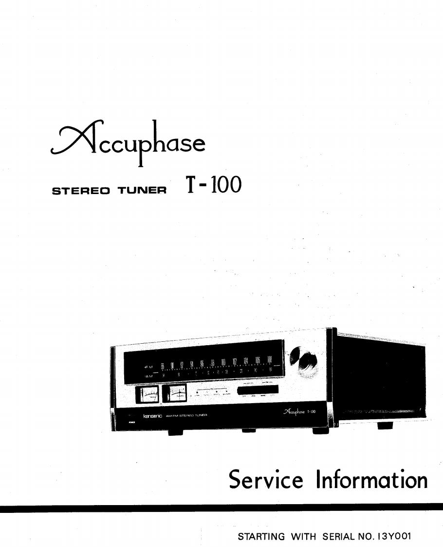 accuphase---t105-(schematic)维修电器原理图