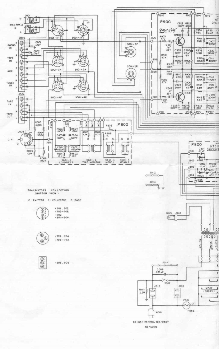 accuphase-1060(schematic)维修电器原理图