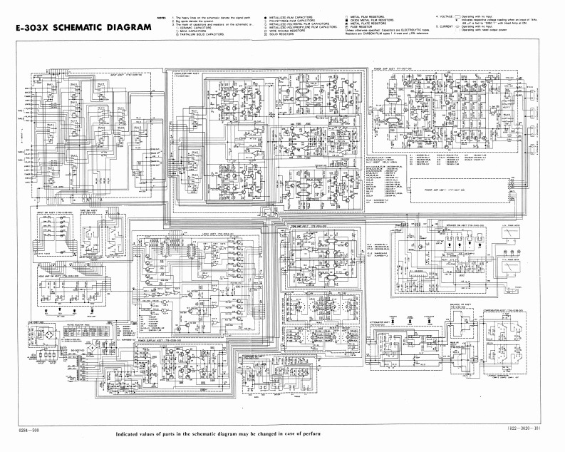 accuphase_e-303x_schematic维修电器原理图