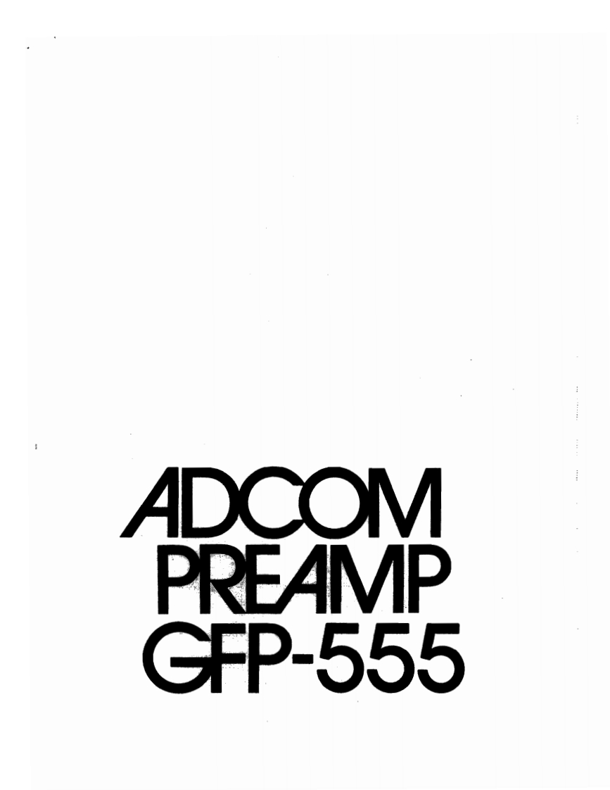 adcom-gfp-555-操作说明书手册