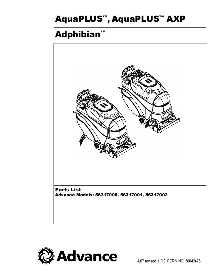 adphibian-parts维修零部件手册