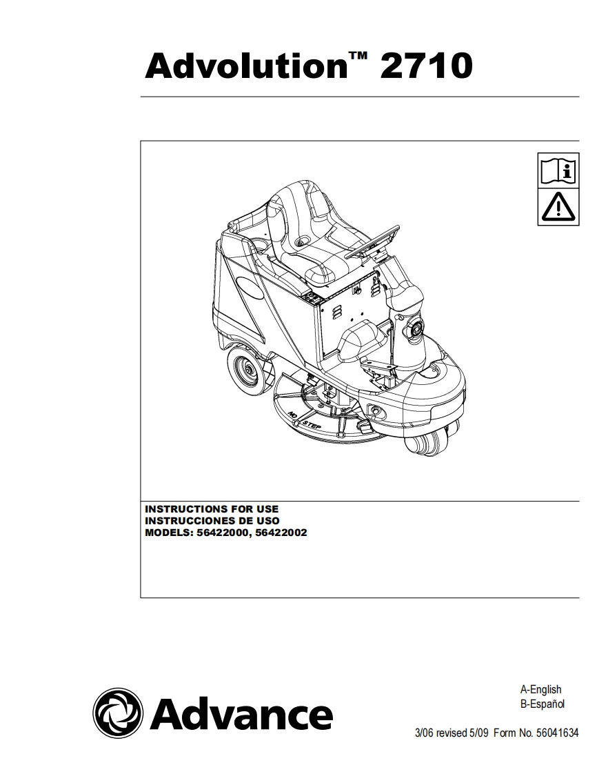 advolution2710-manual操作与维护手册