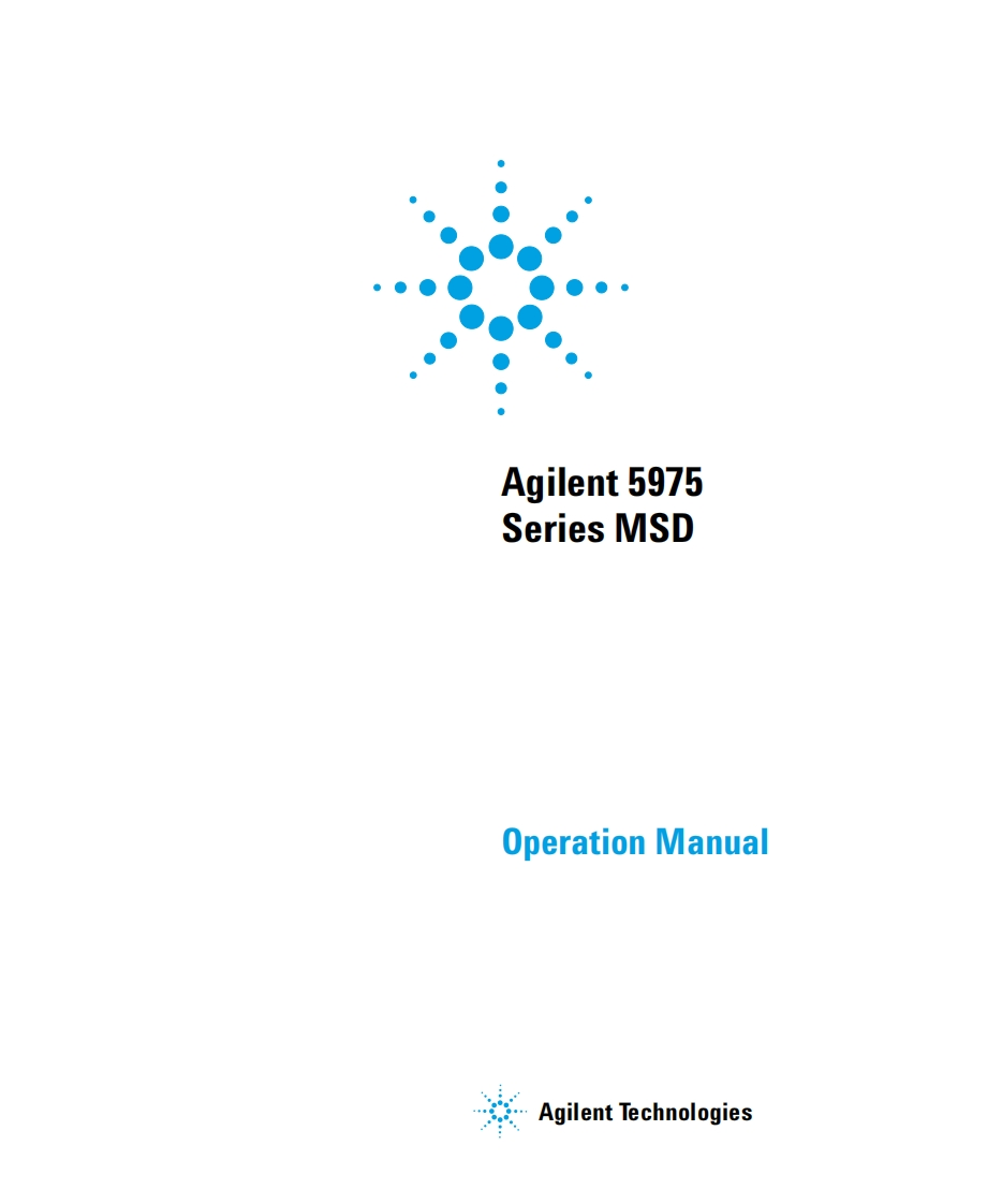 agilent-5975-series-msd_操作说明书手册