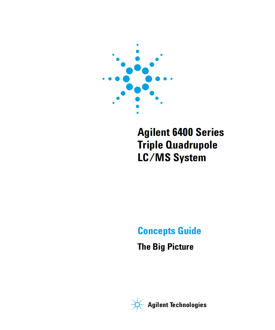 agilent-6400-series_操作说明书手册