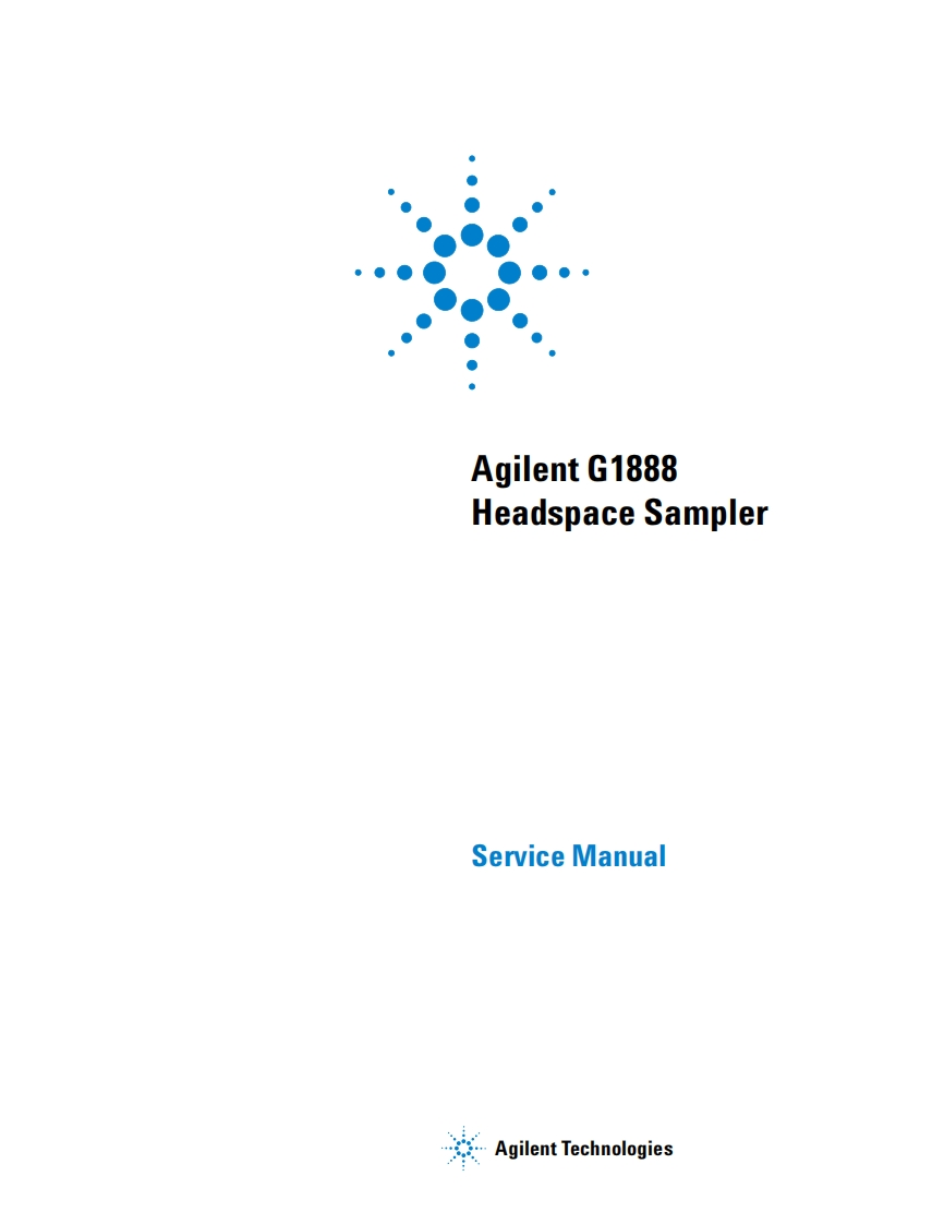 agilent-g1888-headspace-sampler_维修维护说明书手册