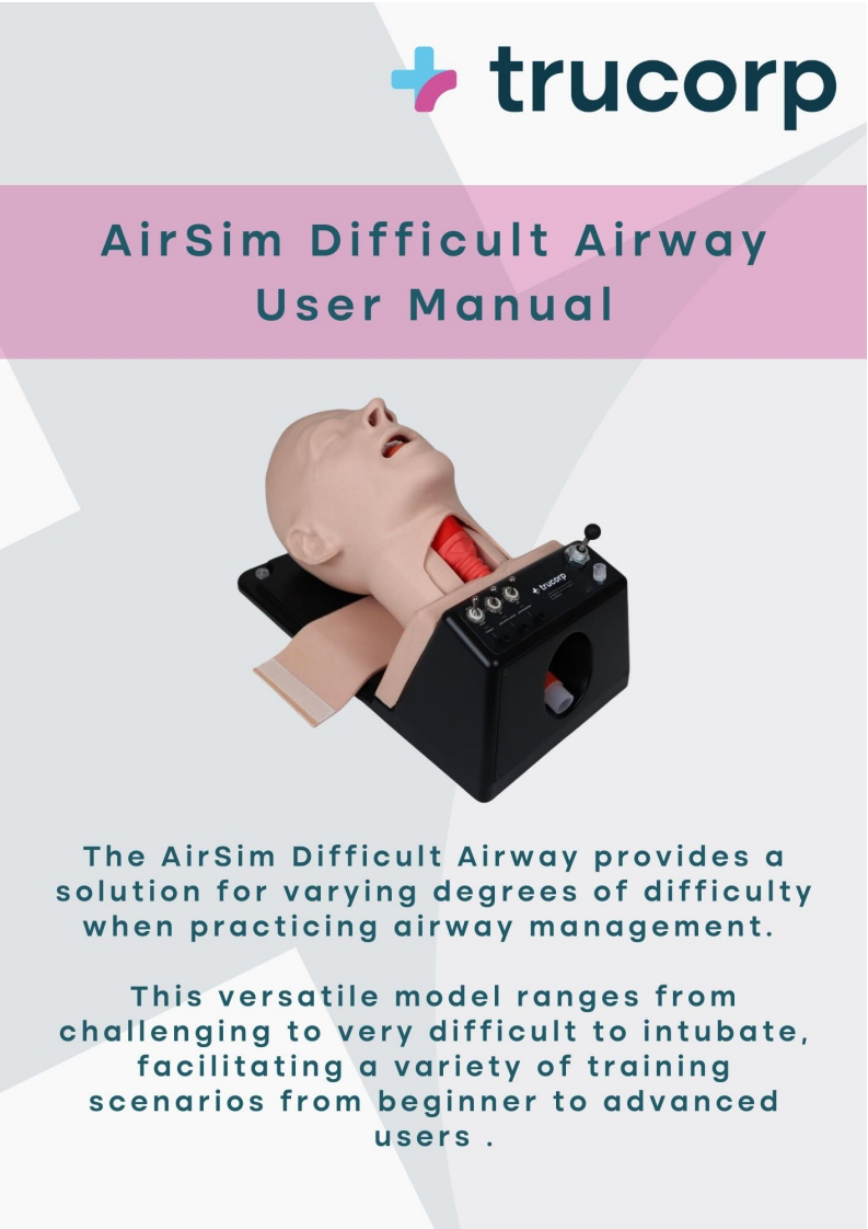 airsim-difficult-airway-user-操作说明书手册-trucorp