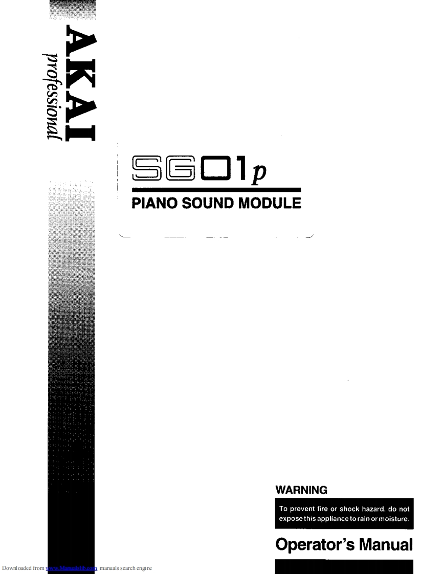 akai-sg01p-使用说明书手册