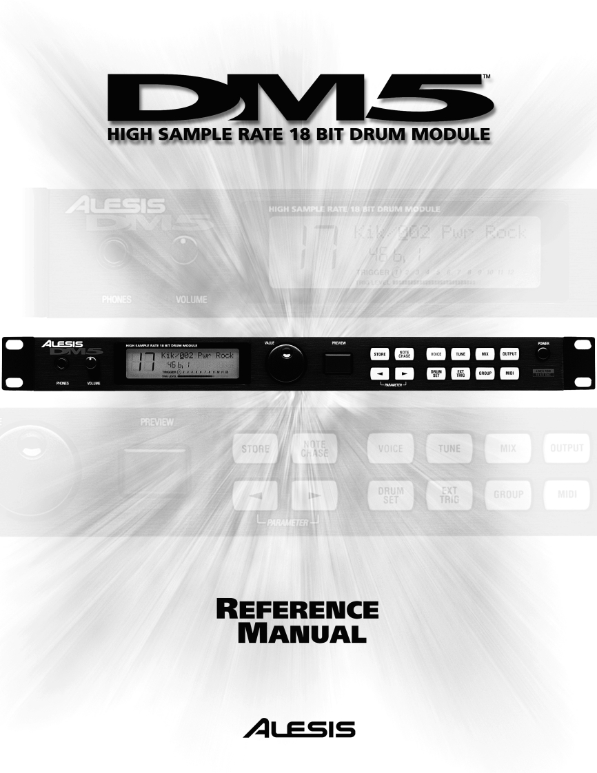 alesis-dm-5-Reference-Manual