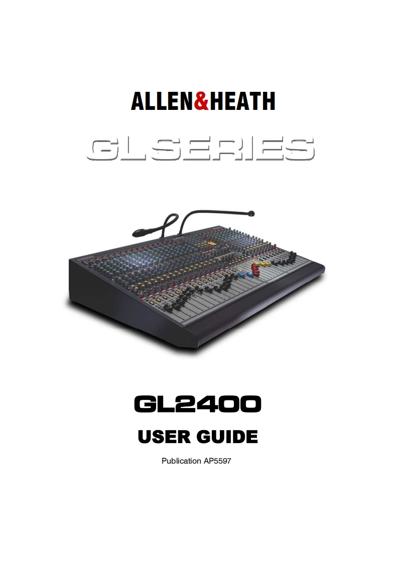 allenheathGL2400操作说明书手册
