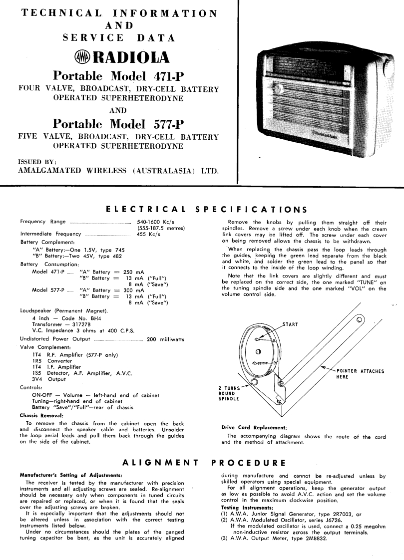 amalgamated-wireless--577-p--维修电器原理图手册--ID7791