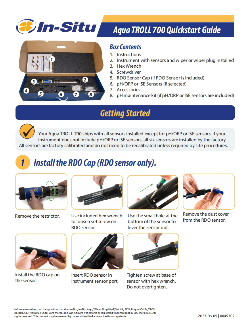 aqua-troll-700-使用操作说明书手册