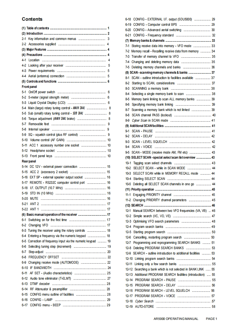 ar5000_用户说明书手册