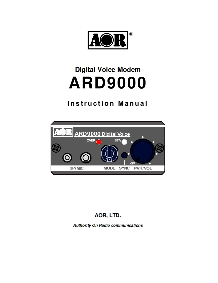 ard9000_用户说明书手册