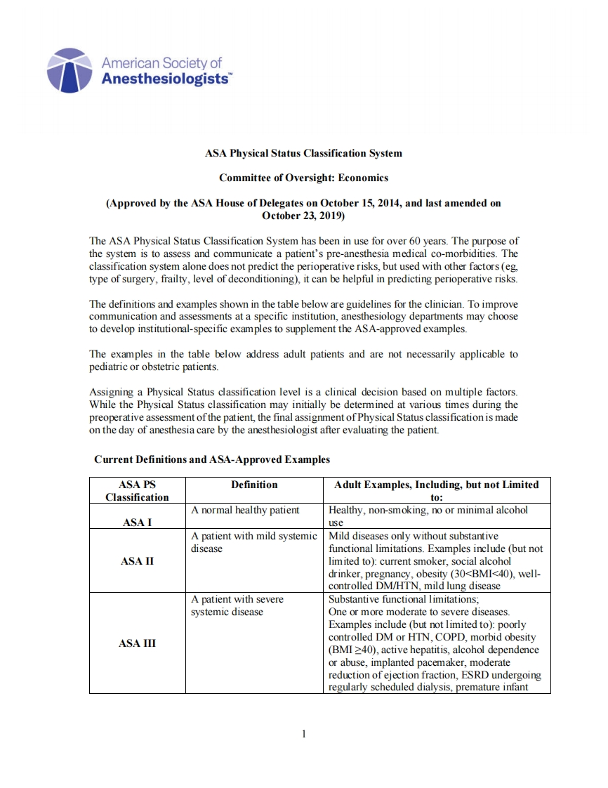 asa-physical-status-classification-system