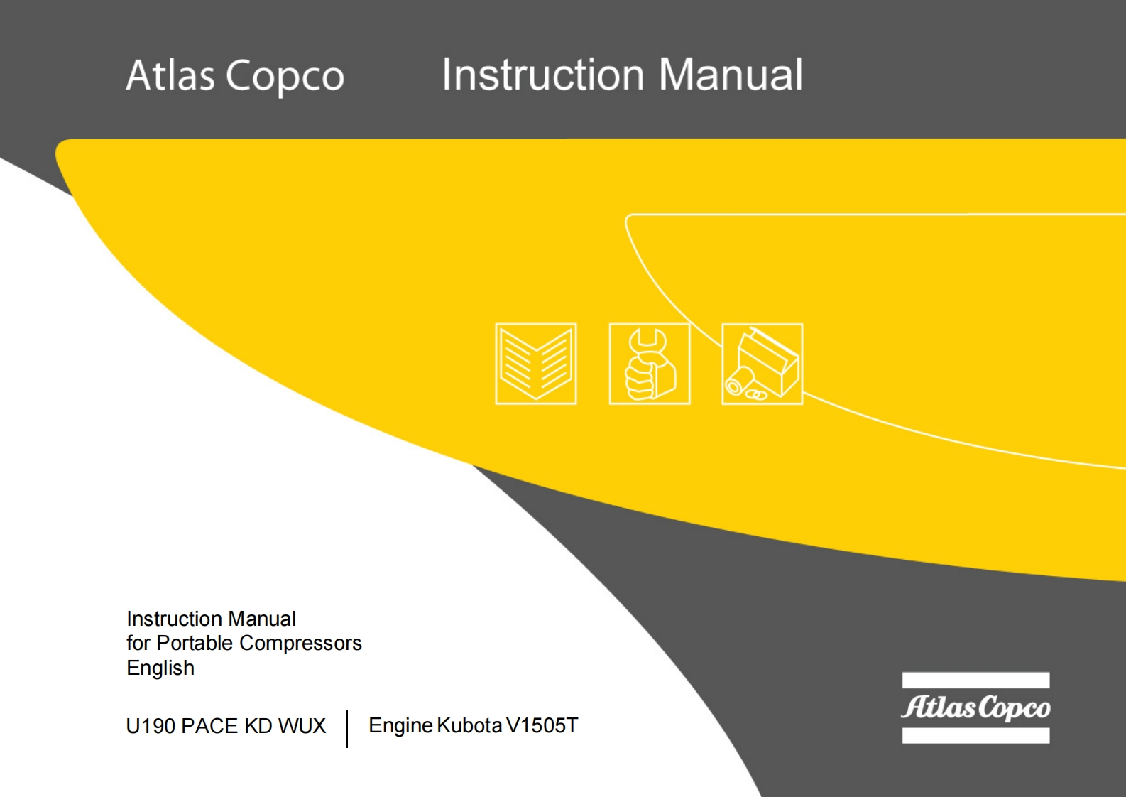 atlas-copco-air-compressor-u190-pace-instruction-book安装调试说明书手册