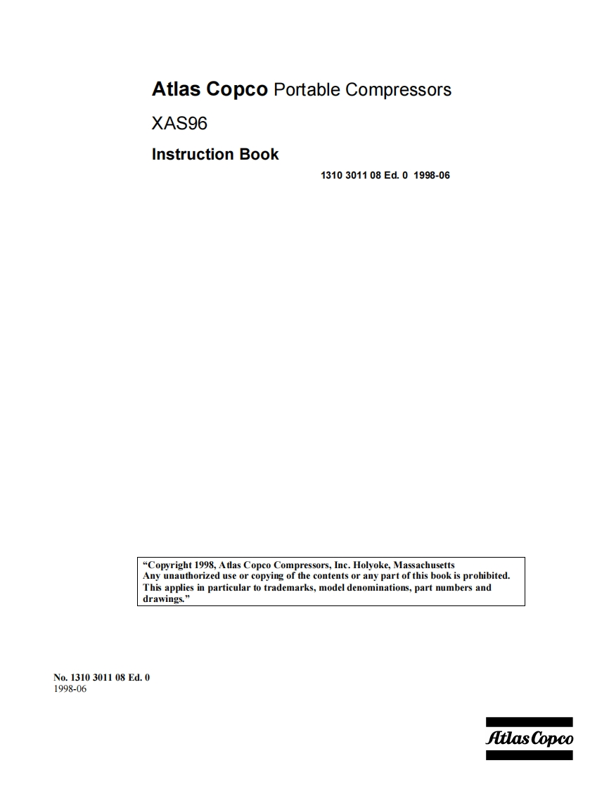 atlas-copco-xas-96-维修维护说明书手册-by-Jahan-Compressor