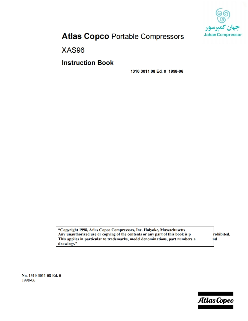 atlas-copco-xas-96-维修维护说明书手册