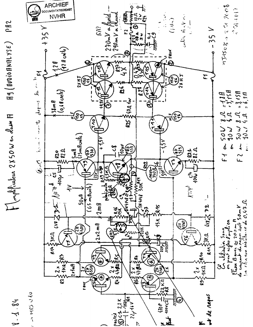 audioanalyse_pa90mk2_300w_pa_sch维修电器原理图