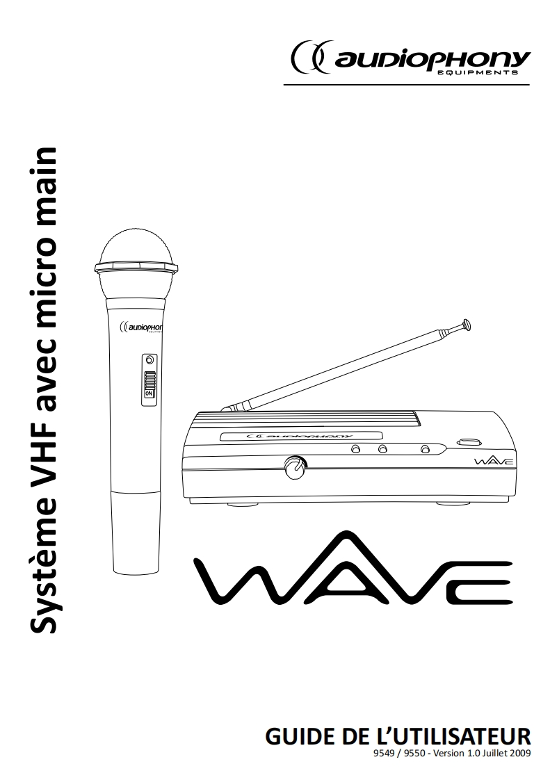 audiophony-wavef1-vhf-wireless-micro-1775mhz_使用说明书手册_FR(1)