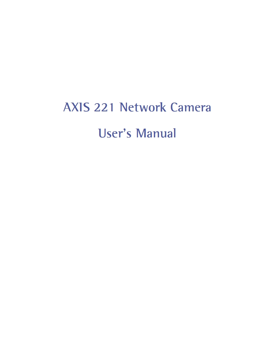 axis_221_user_manual操作说明书手册