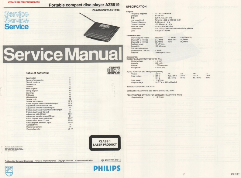 az6819-service-manual维修手册