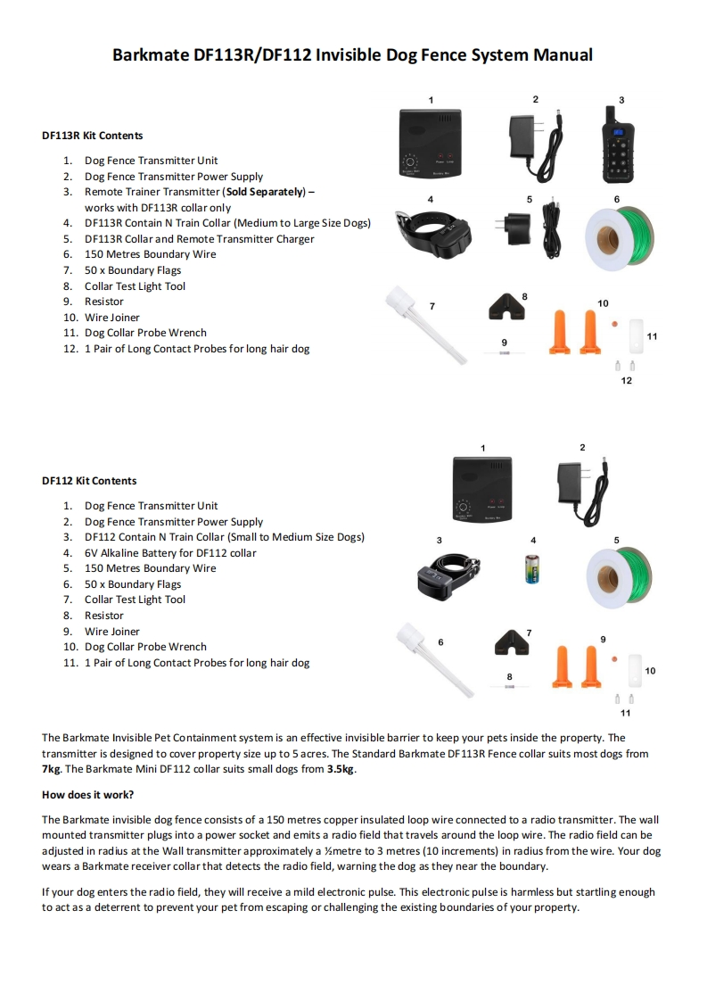 barkmate-fence-manual使用说明书手册