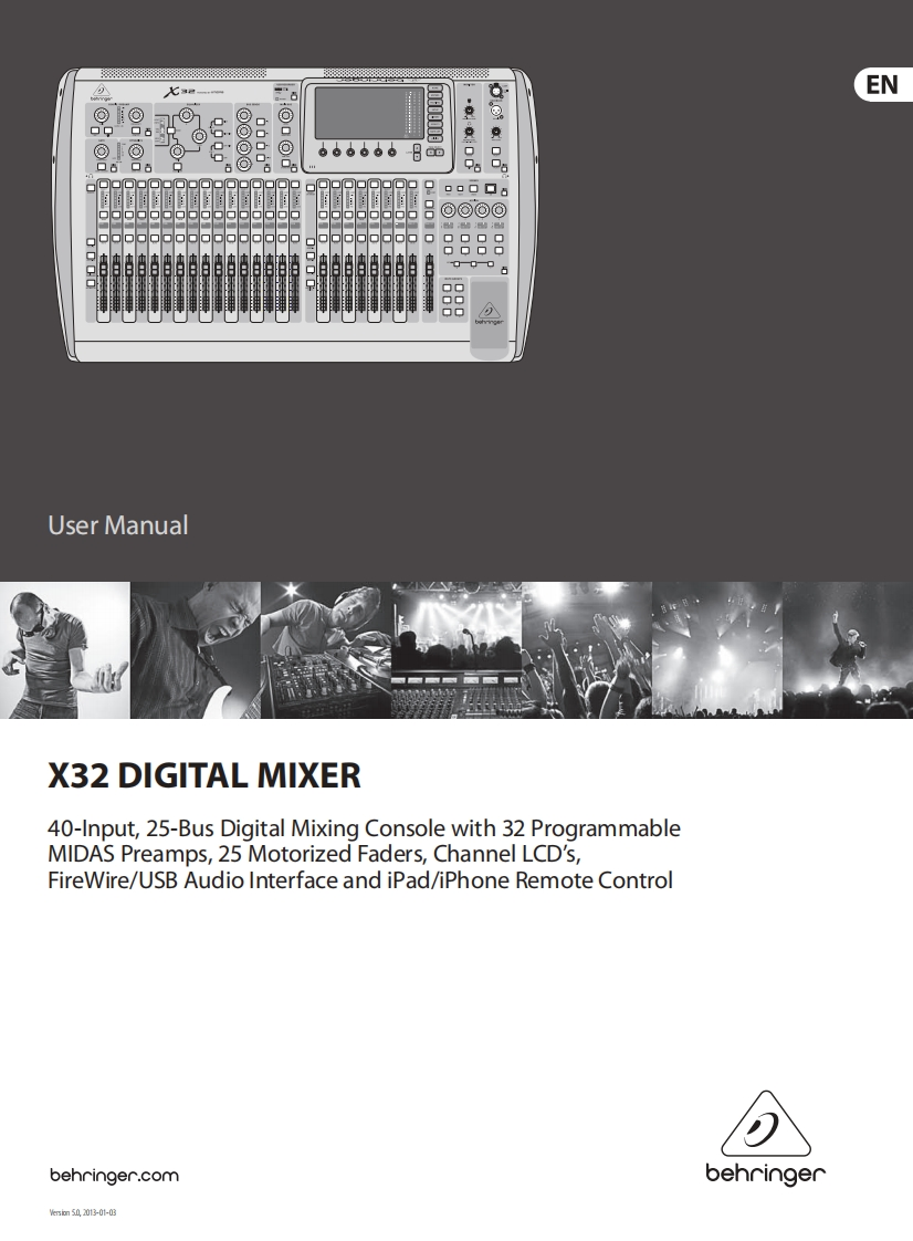 behringerX32操作说明书手册