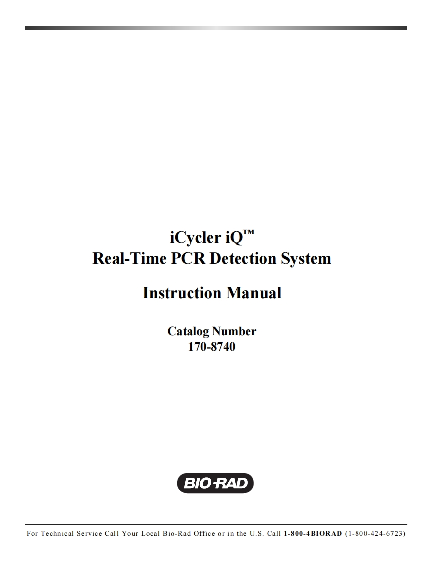biorad-icycler-iq-real-time-pcr-detection-system_操作说明书手册