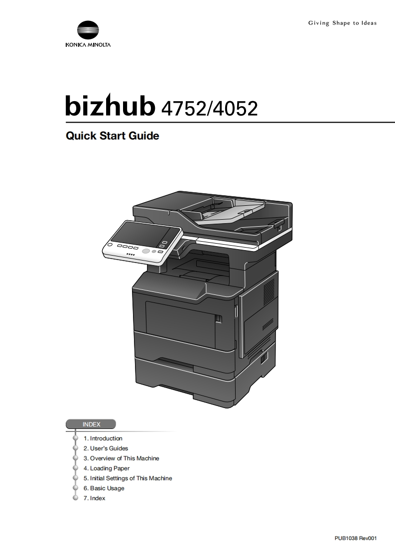 bizhub4752_4052快速操作说明书手册