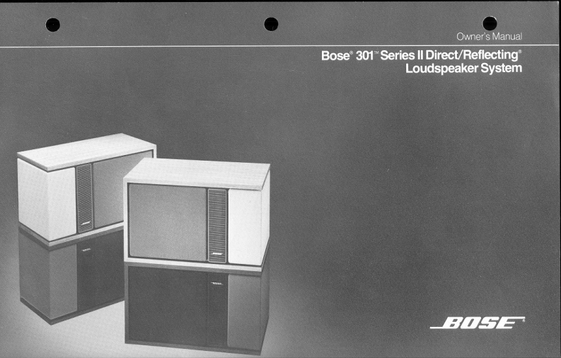 bose--301-series-ii--操作说明书手册--ID13689