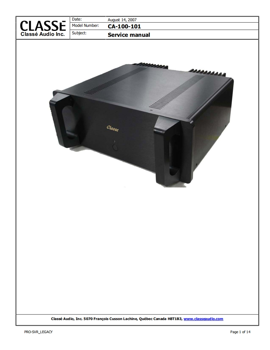 ca-100-101-tm维修电器原理图