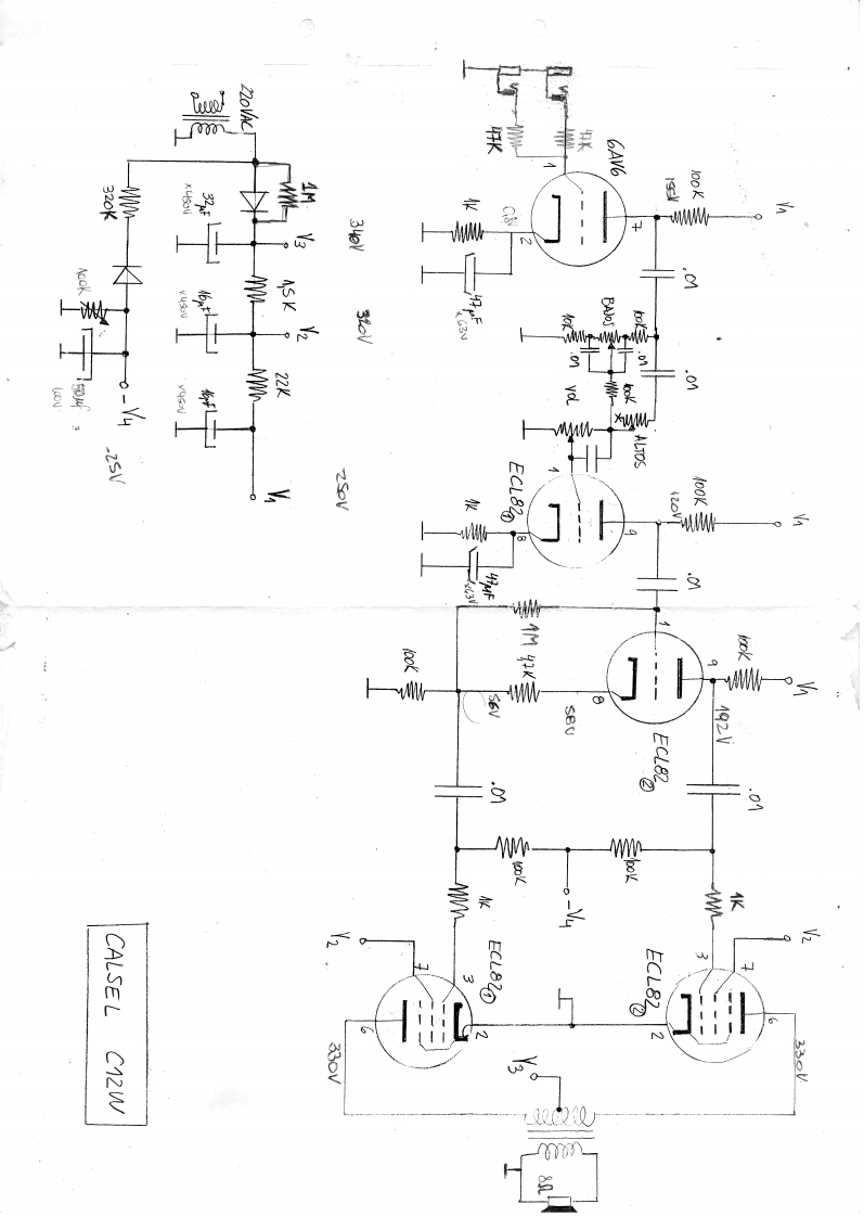 calsel_c12w维修电器原理图说明书手册