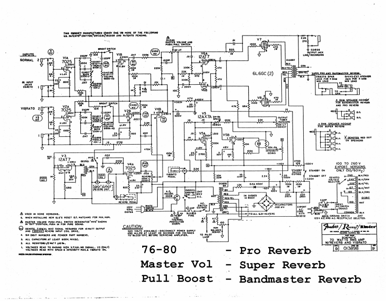cbs_70w_mstrvol_pullsw_super-pro-bmstr_rev维修电器原理图说明书手册
