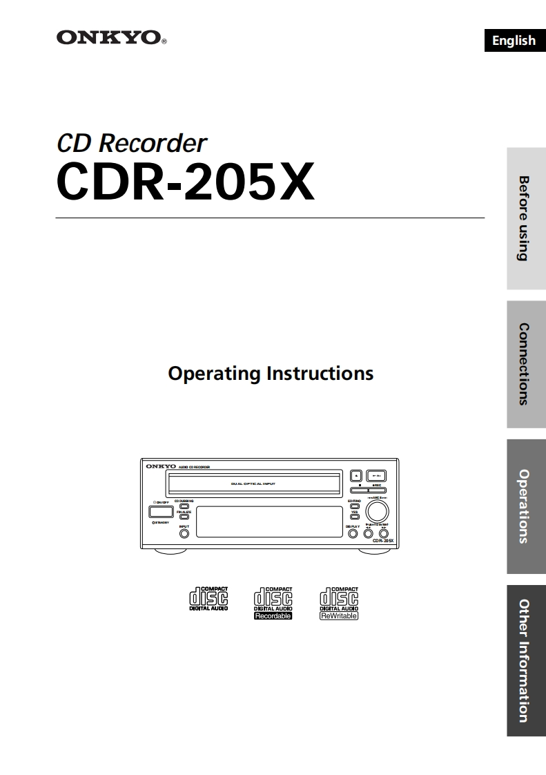 cdr-205x_用户使用说明书手册_e