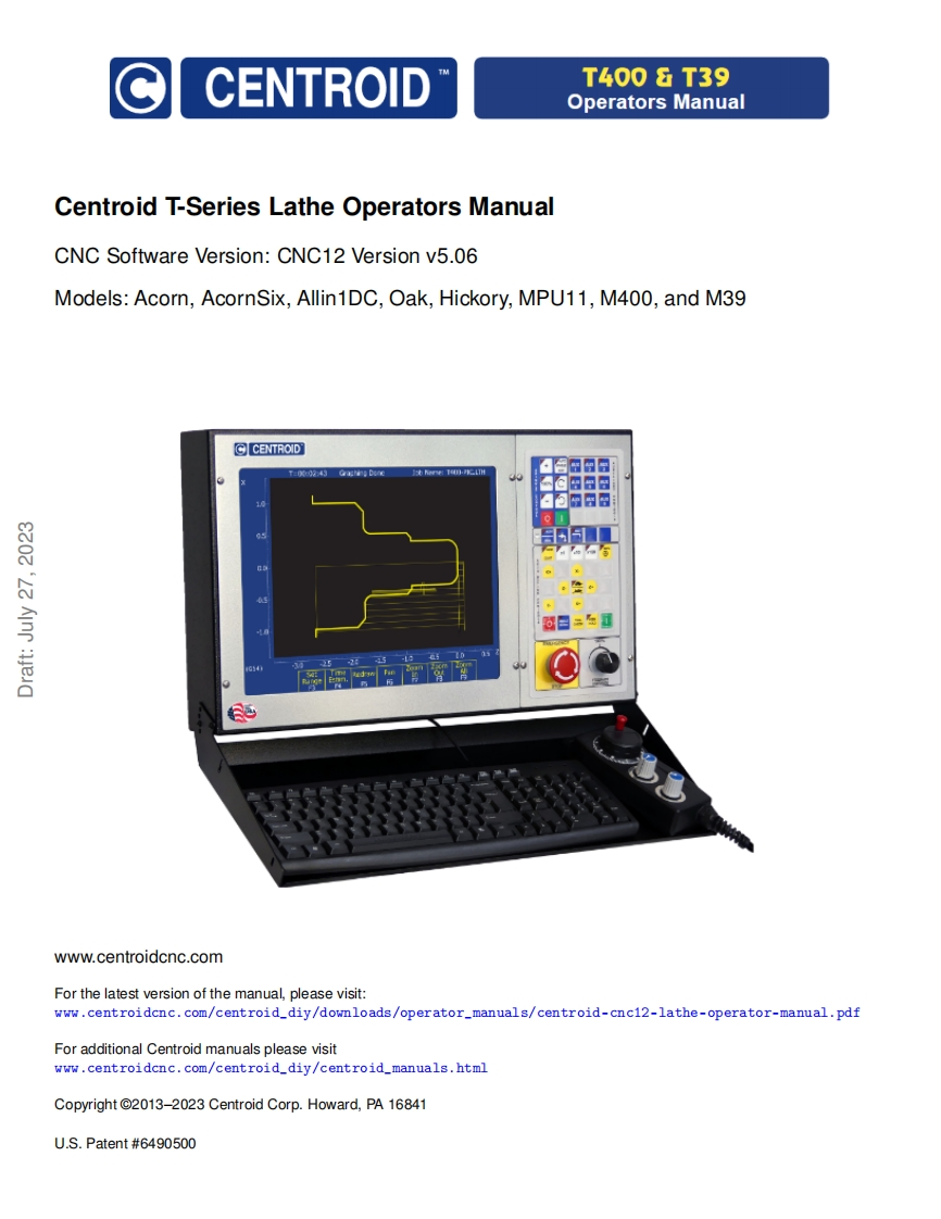 centroid-cnc12-lathe-安装调试说明书手册-V5.06
