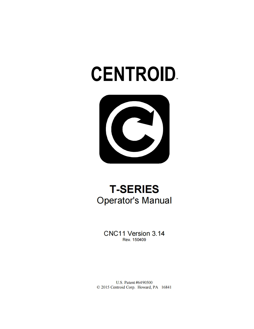 centroid_v3.14_lathe_operator_安装调试说明书手册