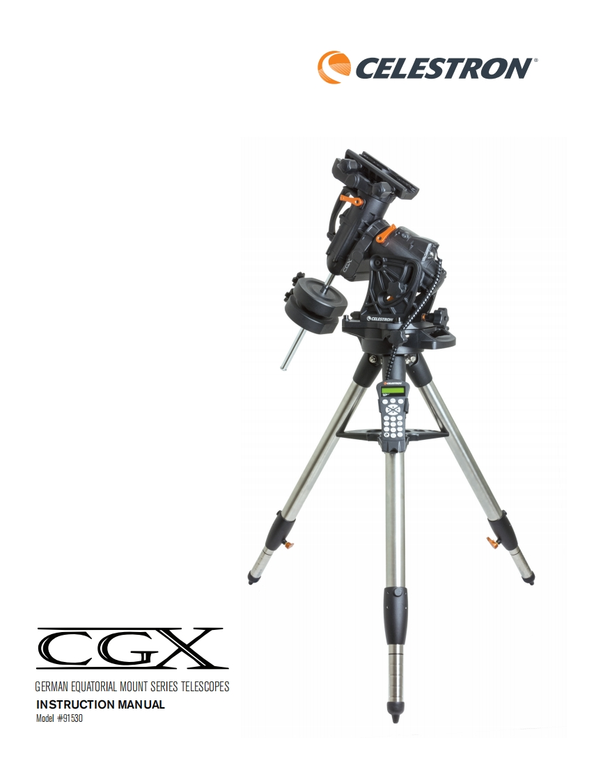 cgx_eq-mount-and-tripod_调试手册说明书指南