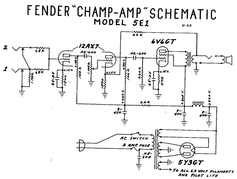 champ_5e1_schem维修电器原理图说明书手册