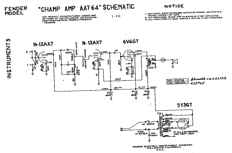 champ_aa764_schem维修电器原理图说明书手册