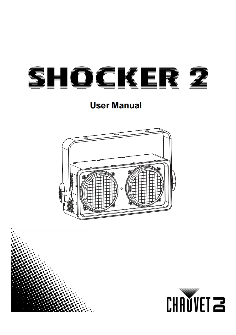 chauvetSHOCKER2操作说明书手册