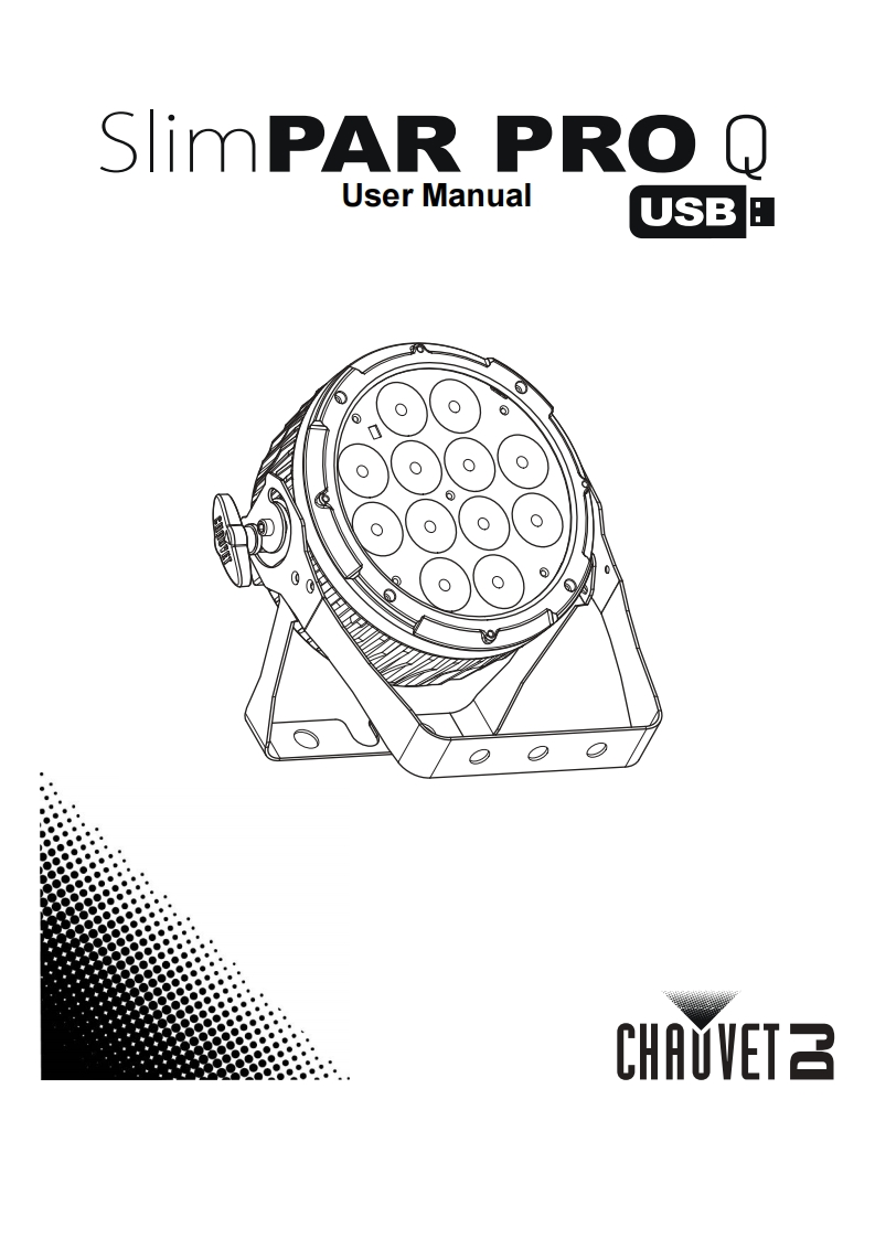 chauvetSLIMPARPROQUSB操作说明书手册