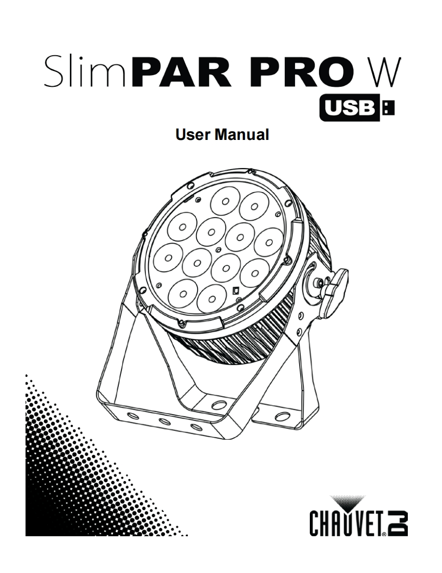 chauvetSLIMPARPROWUSB操作说明书手册
