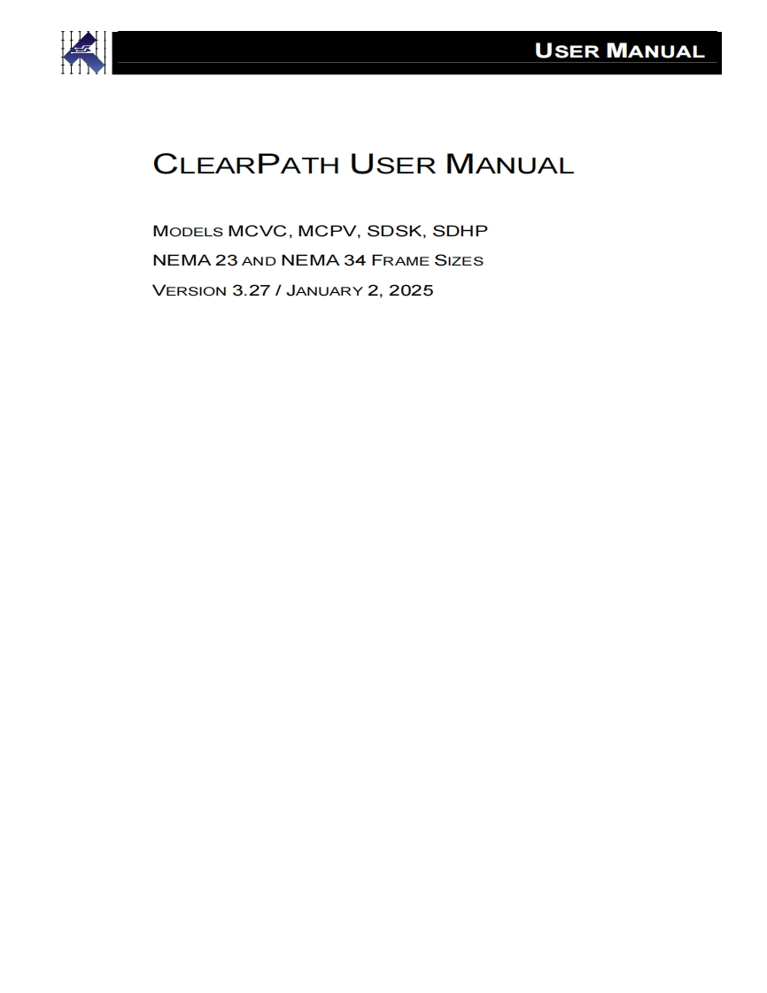 clearpath_操作说明书手册