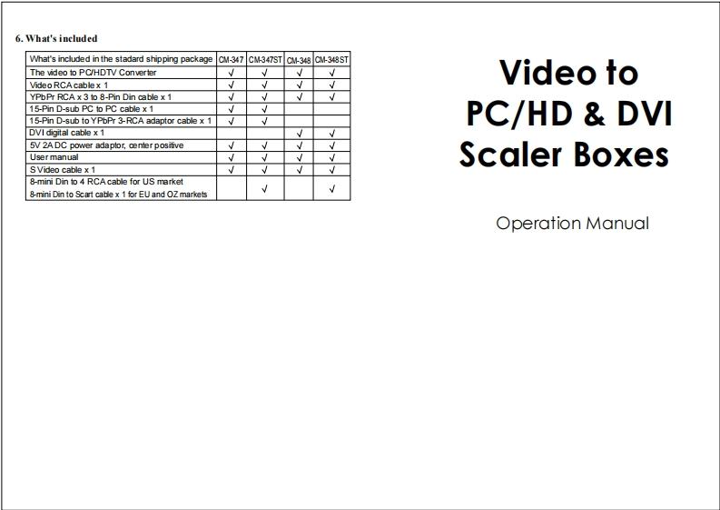 cm-347standcm-348st操作说明书手册